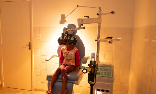 Programa Saúde na Escola realiza ação de saúde ocular no Policlínico do Jardim das Acácias, em Porto Real